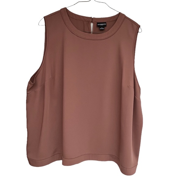 Liz Claiborne Tops - Liz Claiborne Women Round-Neck Tunic Tank, Terracotta | 3X